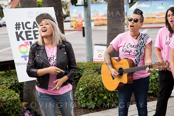 MILCK flashmob at LA Pride Resist March